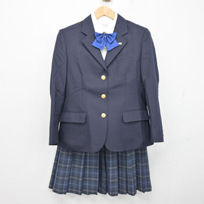 【中古】北海道 北海高等学校 女子制服 5点 (ブレザー・シャツ・スカート) sf095418
