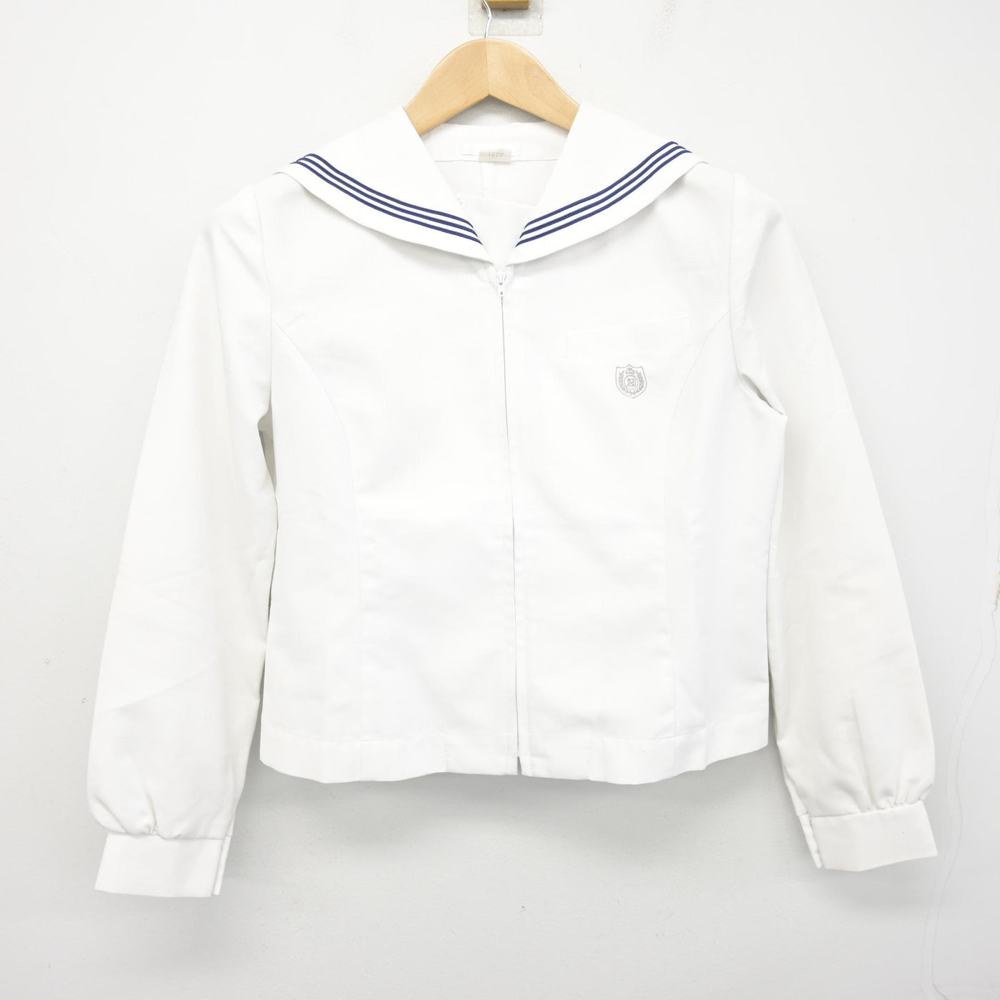 【中古】北海道 札幌英藍高等学校 女子制服 2点 (セーラー服・シャツ) sf095424