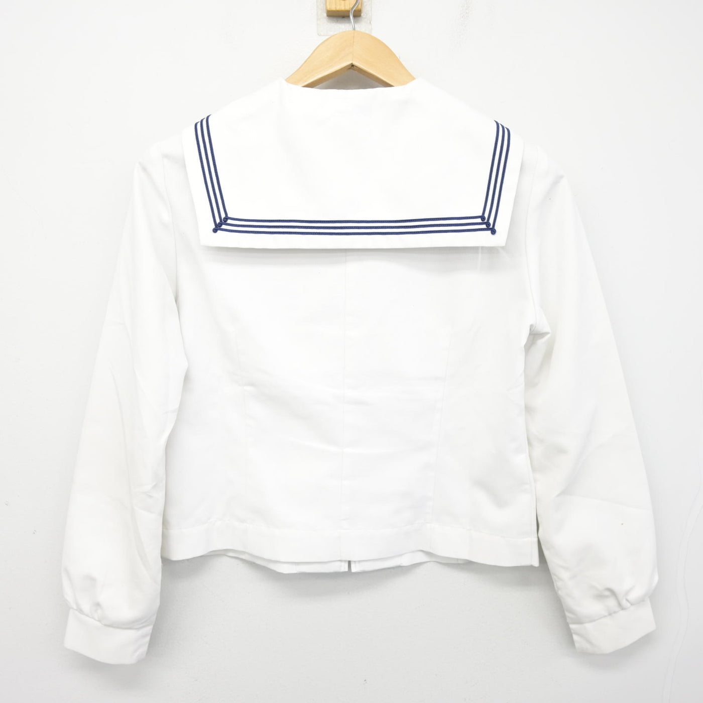 【中古】北海道 札幌英藍高等学校 女子制服 2点 (セーラー服・シャツ) sf095424