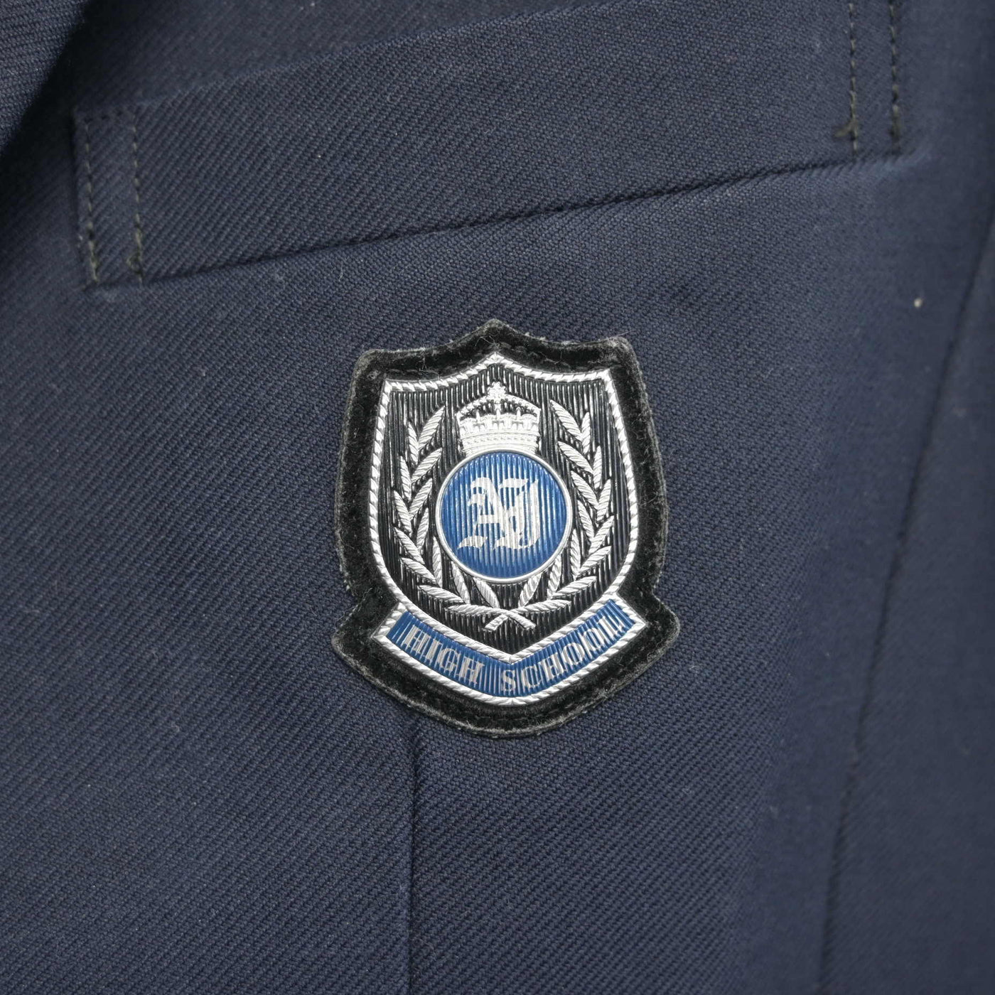 【中古】北海道 札幌英藍高等学校 女子制服 4点 (ブレザー・シャツ・スカート) sf095427