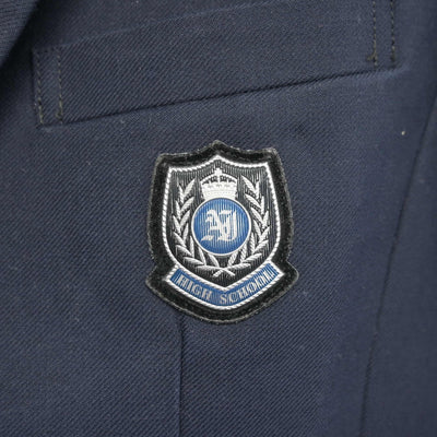 【中古】北海道 札幌英藍高等学校 女子制服 4点 (ブレザー・シャツ・スカート) sf095427