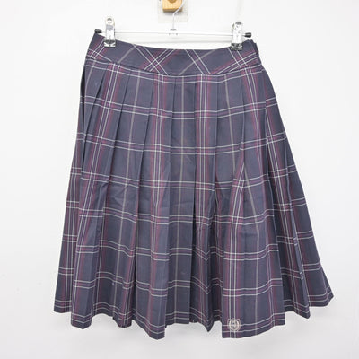 【中古】北海道 札幌英藍高等学校 女子制服 4点 (ブレザー・シャツ・スカート) sf095427