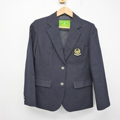 【中古】山梨県 日本大学明誠高等学校 女子制服 2点 (ブレザー・スカート) sf095432