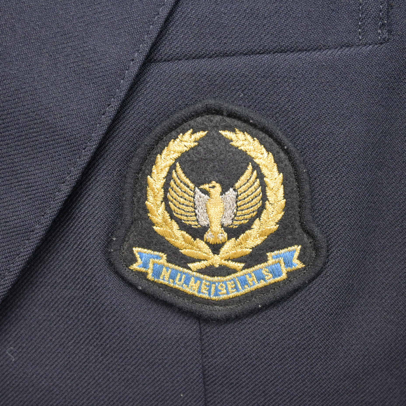 【中古】山梨県 日本大学明誠高等学校 女子制服 2点 (ブレザー・スカート) sf095432