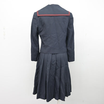 【中古】大阪府 履正社中学校 女子制服 3点 (セーラー服・スカート) sf095443
