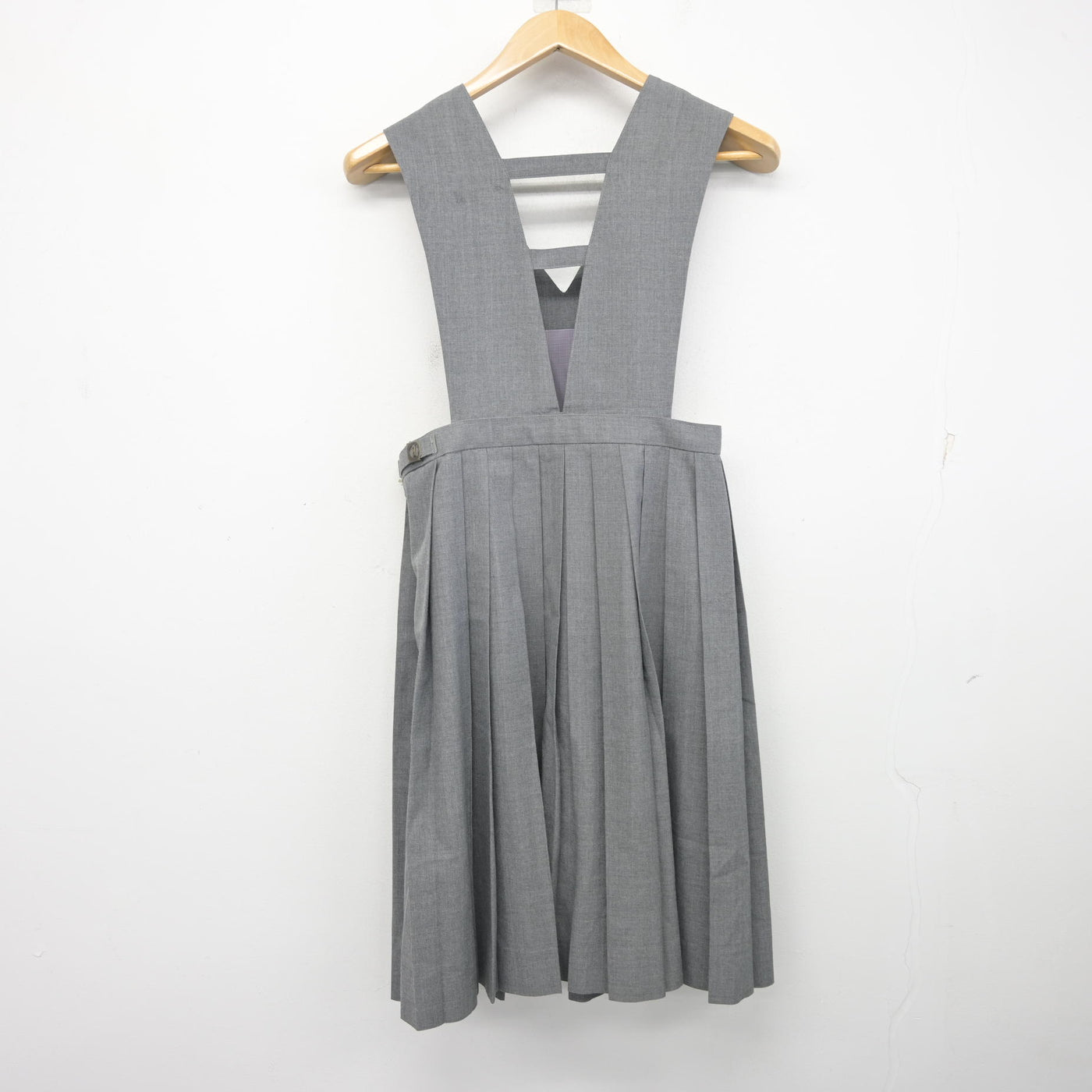 【中古】福岡県 霧ヶ丘中学校 女子制服 1点 (ジャンパースカート) sf095444