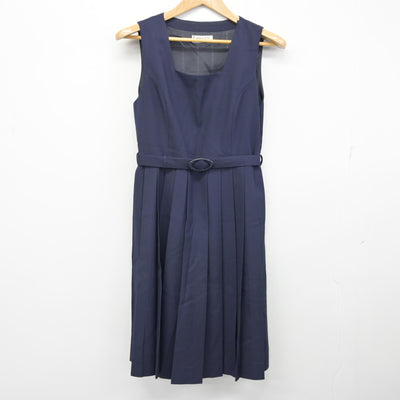 【中古】福岡県 霧ヶ丘中学校 女子制服 2点 (セーラー服・ジャンパースカート) sf095445