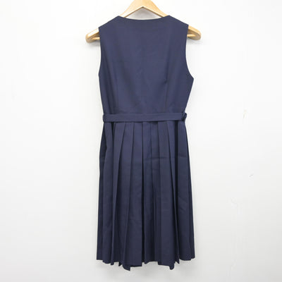 【中古】福岡県 霧ヶ丘中学校 女子制服 2点 (セーラー服・ジャンパースカート) sf095445