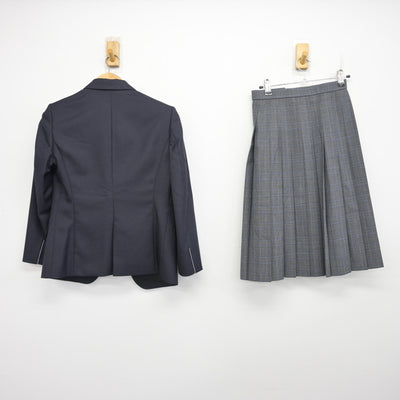 【中古】福岡県 福岡市内中学標準服 女子制服 3点 (ブレザー・スカート) sf095446