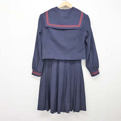 【中古】千葉県 常盤平中学校 女子制服 3点 (セーラー服・スカート) sf095451