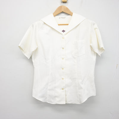 【中古】群馬県 共愛学園中学校・高等学校 女子制服 1点 (ブラウス) sf095456