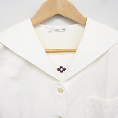 【中古】群馬県 共愛学園中学校・高等学校 女子制服 1点 (ブラウス) sf095456