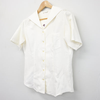 【中古】群馬県 共愛学園中学校・高等学校 女子制服 1点 (ブラウス) sf095456