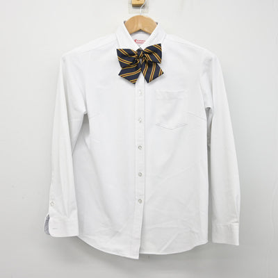 【中古】大阪府 門真なみはや高等学校 女子制服 3点 (シャツ・スカート) sf095459