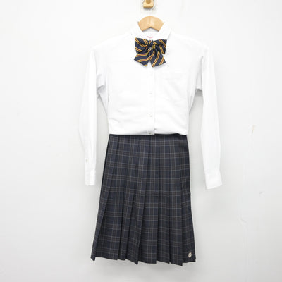 【中古】大阪府 門真なみはや高等学校 女子制服 4点 (ブレザー・シャツ・スカート) sf095460