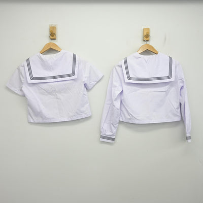 【中古】青森県 八戸市立大館中学校 女子制服 2点 (セーラー服) sf095462