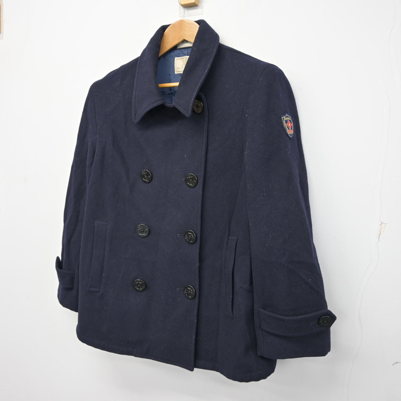 【中古】群馬県 共愛学園中学校・高等学校 女子制服 1点 (コート) sf095464