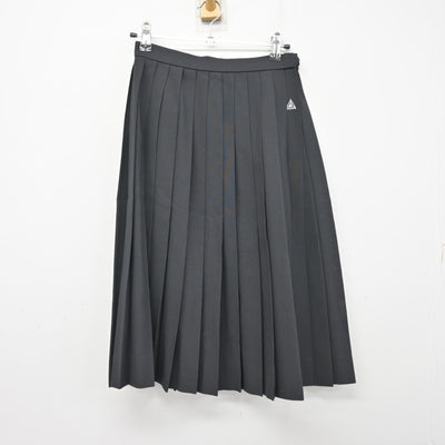 【中古】三重県 長島中学校 女子制服 2点 (シャツ・スカート) sf095468