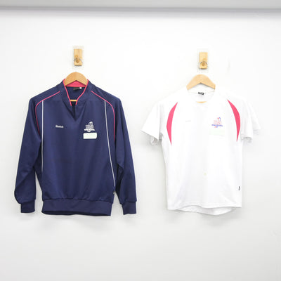 【中古】愛媛県 北条高等学校 女子制服 2点 (ジャージ 上・体操服 上) sf095481