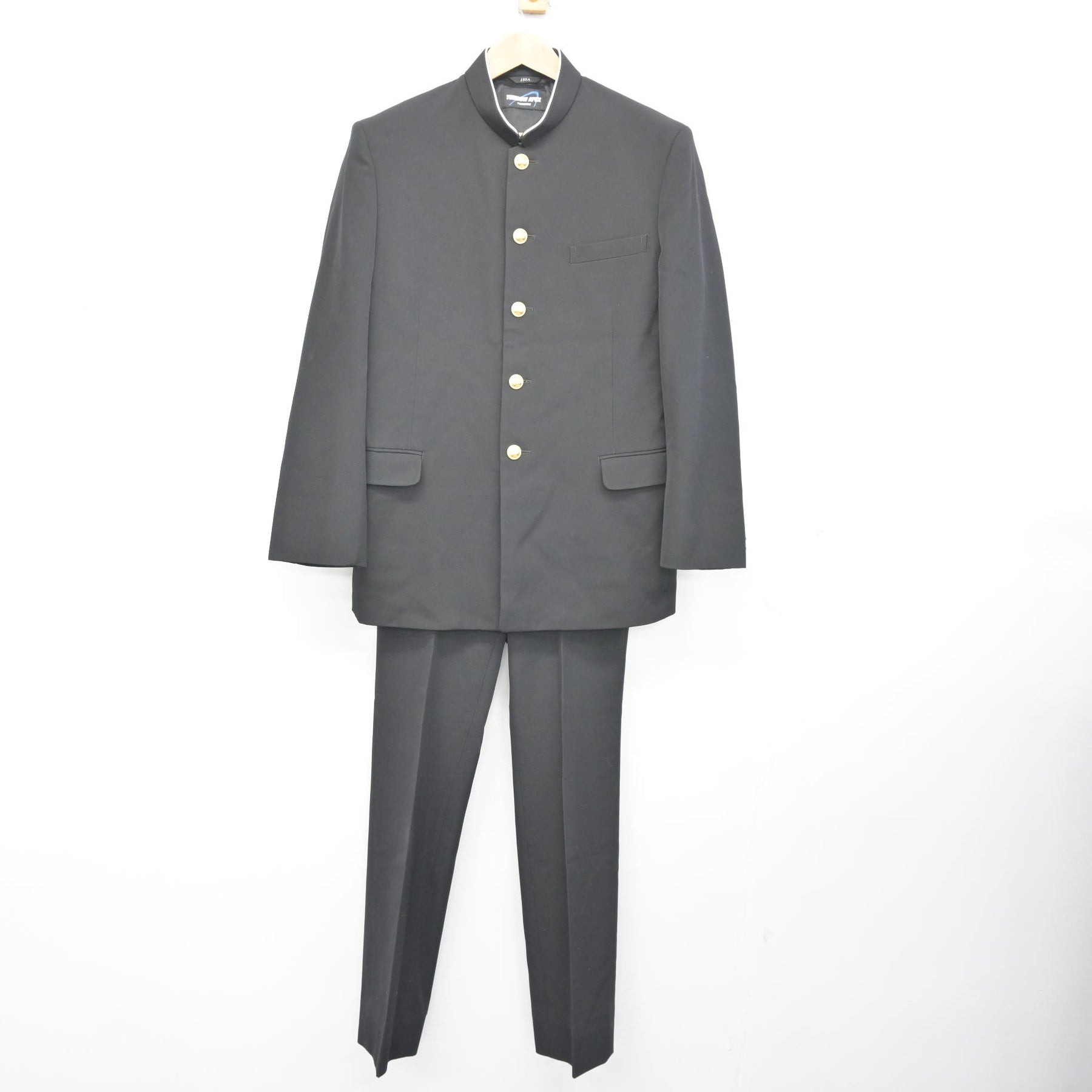 中古】埼玉県 上尾高等学校 男子制服 2点 (学ラン・ズボン) sf095536