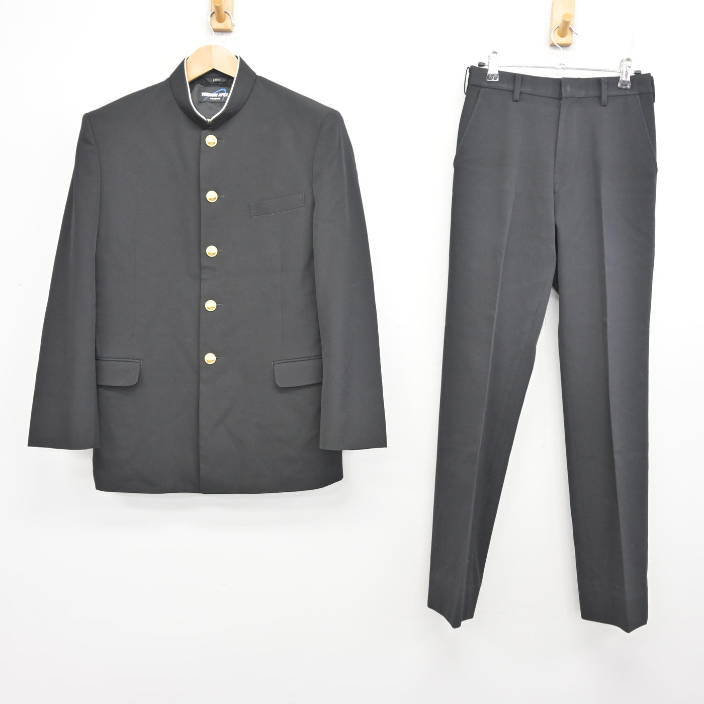 中古】埼玉県 上尾高等学校 男子制服 2点 (学ラン・ズボン) sf095536