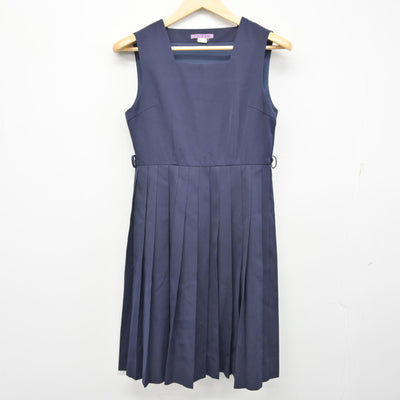 【中古】 学校名不明 女子制服 1点 (ジャンパースカート) sf095546