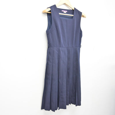 【中古】 学校名不明 女子制服 1点 (ジャンパースカート) sf095546