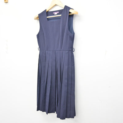 【中古】 学校名不明 女子制服 1点 (ジャンパースカート) sf095546