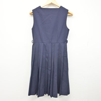 【中古】 学校名不明 女子制服 1点 (ジャンパースカート) sf095546