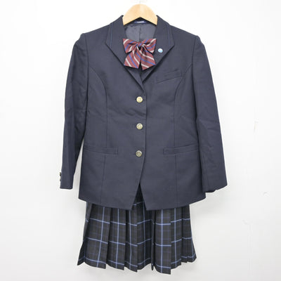 【中古】兵庫県 明石商業高等学校 女子制服 4点 (ブレザー・スカート) sf095607