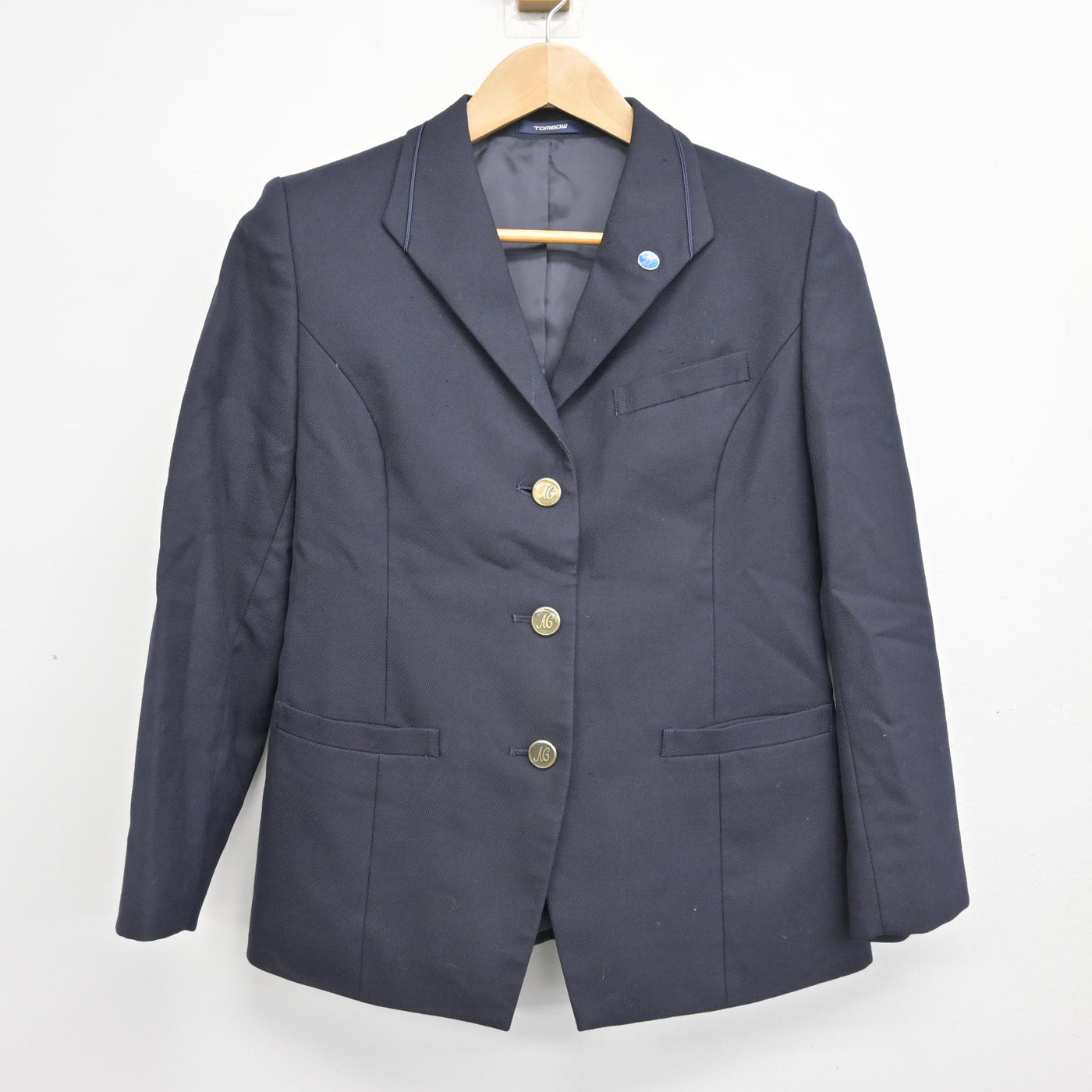 【中古】兵庫県 明石商業高等学校 女子制服 4点 (ブレザー・スカート) sf095607
