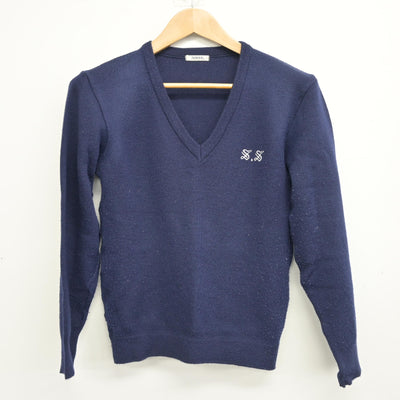 【中古】千葉県 昭和学院秀英中学校 女子制服 2点 (ニット・セーラー服) sf095628