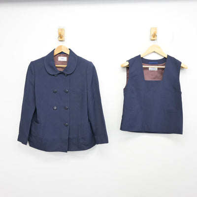 【中古】大阪府 和泉中学校/旧制服 女子制服 2点 (ブレザー・ベスト) sf095658