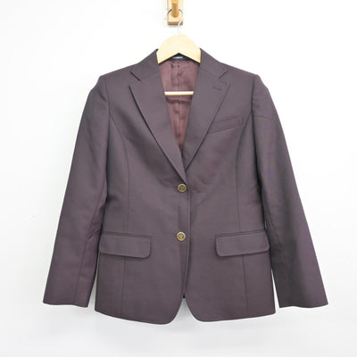 【中古】北海道 旭川明成高等学校 女子制服 3点 (ブレザー・スカート) sf095662