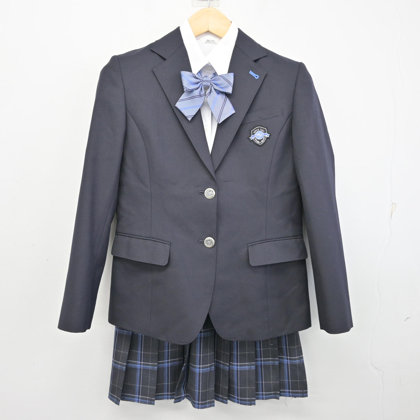 中古】大阪府 東淀川高等学校 女子制服 4点 (ブレザー・シャツ