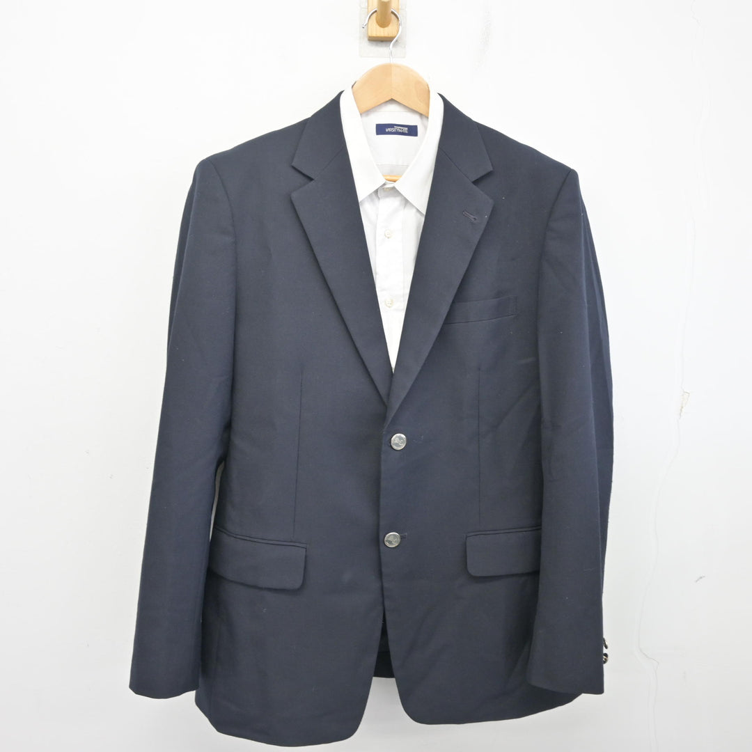 中古】宮城県 仙台商業高等学校 男子制服 3点 (ブレザー・シャツ