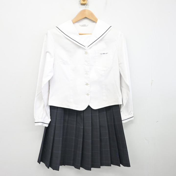 10月中旬 はるの セーラー服 中古】静岡県 春野高等学校 女子制服 2点 (セーラー服・スカート