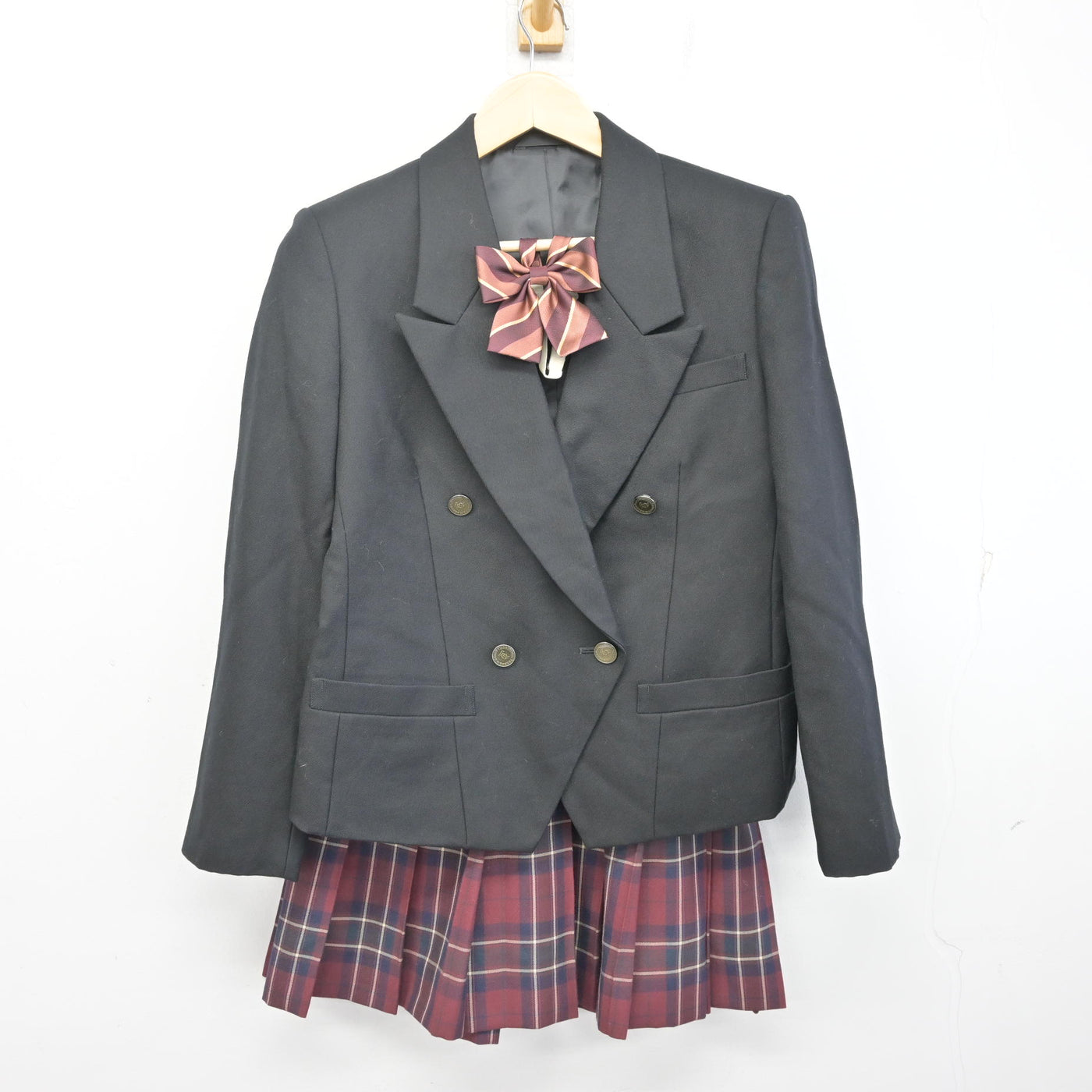 中古】三重県 大橋学園高等学校 女子制服 4点 (ブレザー