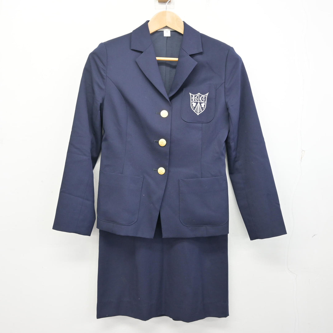 中古】兵庫県 甲南女子大学 女子制服 2点 (ブレザー・スカート