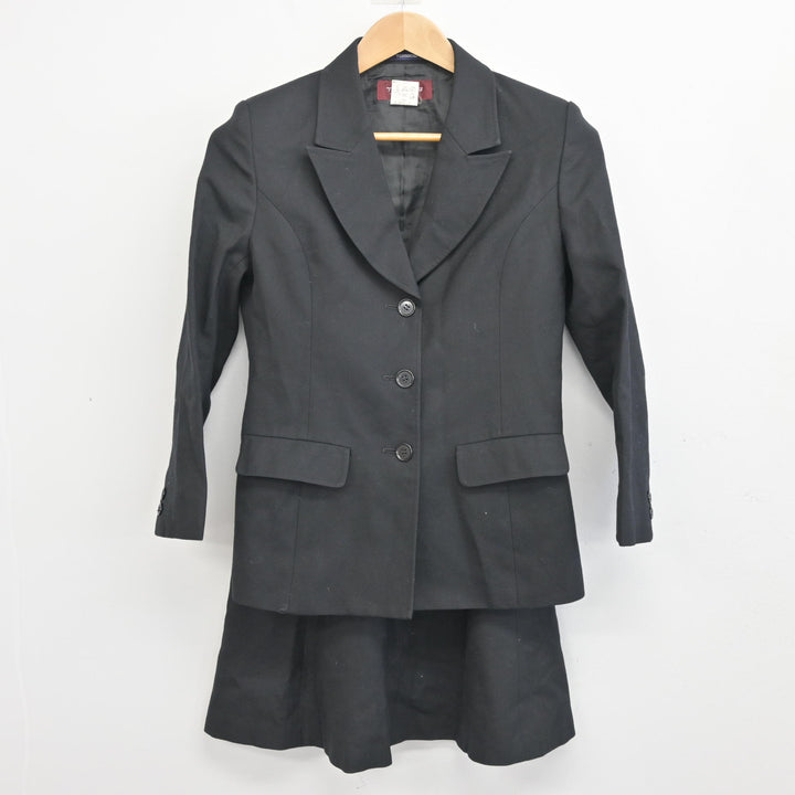 中古】神奈川県 鶴嶺高等学校 女子制服 3点 (ブレザー・スカート