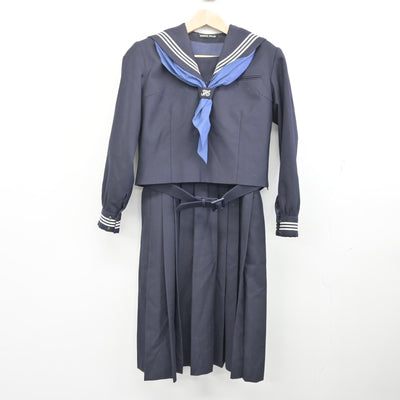 【中古】東京都 石神井南中学校 女子制服 3点 (セーラー服・ジャンパースカート) sf096136