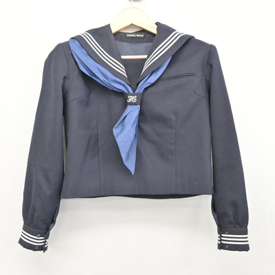 【中古】東京都 石神井南中学校 女子制服 3点 (セーラー服・ジャンパースカート) sf096136