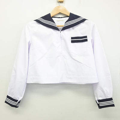 【中古】長野県 長野西高等学校 女子制服 2点 (セーラー服・スカート) sf096160
