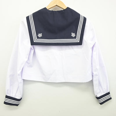 【中古】長野県 長野西高等学校 女子制服 2点 (セーラー服・スカート) sf096160