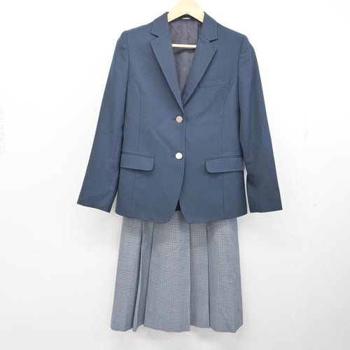 中古】宮城県 古川学園中学校・高等学校 女子制服 4点 (ブレザー