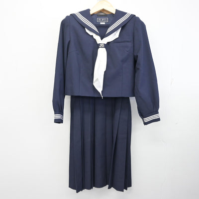 【中古】千葉県 西初石中学校/旧制服 女子制服 3点 (セーラー服・ジャンパースカート) sf096176