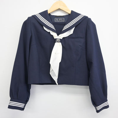 【中古】千葉県 西初石中学校/旧制服 女子制服 3点 (セーラー服・ジャンパースカート) sf096176