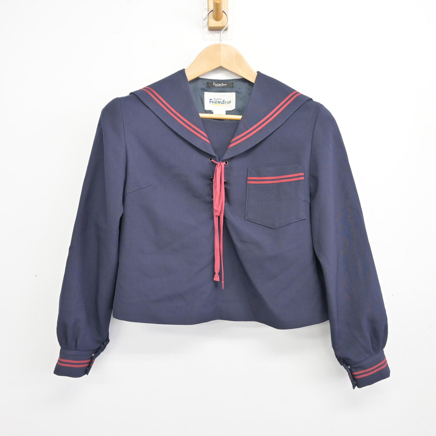 【中古】兵庫県 歌敷山中学校 女子制服 3点 (セーラー服・ジャンパースカート) sf096229