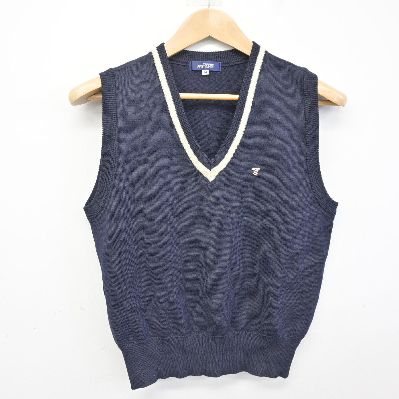【中古】福岡県 東海大学付属福岡高等学校 女子制服 2点 (ニットベスト・スカート) sf096262