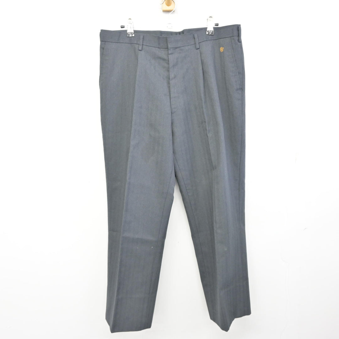 中古】愛知県 愛知総合工科高等学校 男子制服 4点 (ブレザー・ニット 